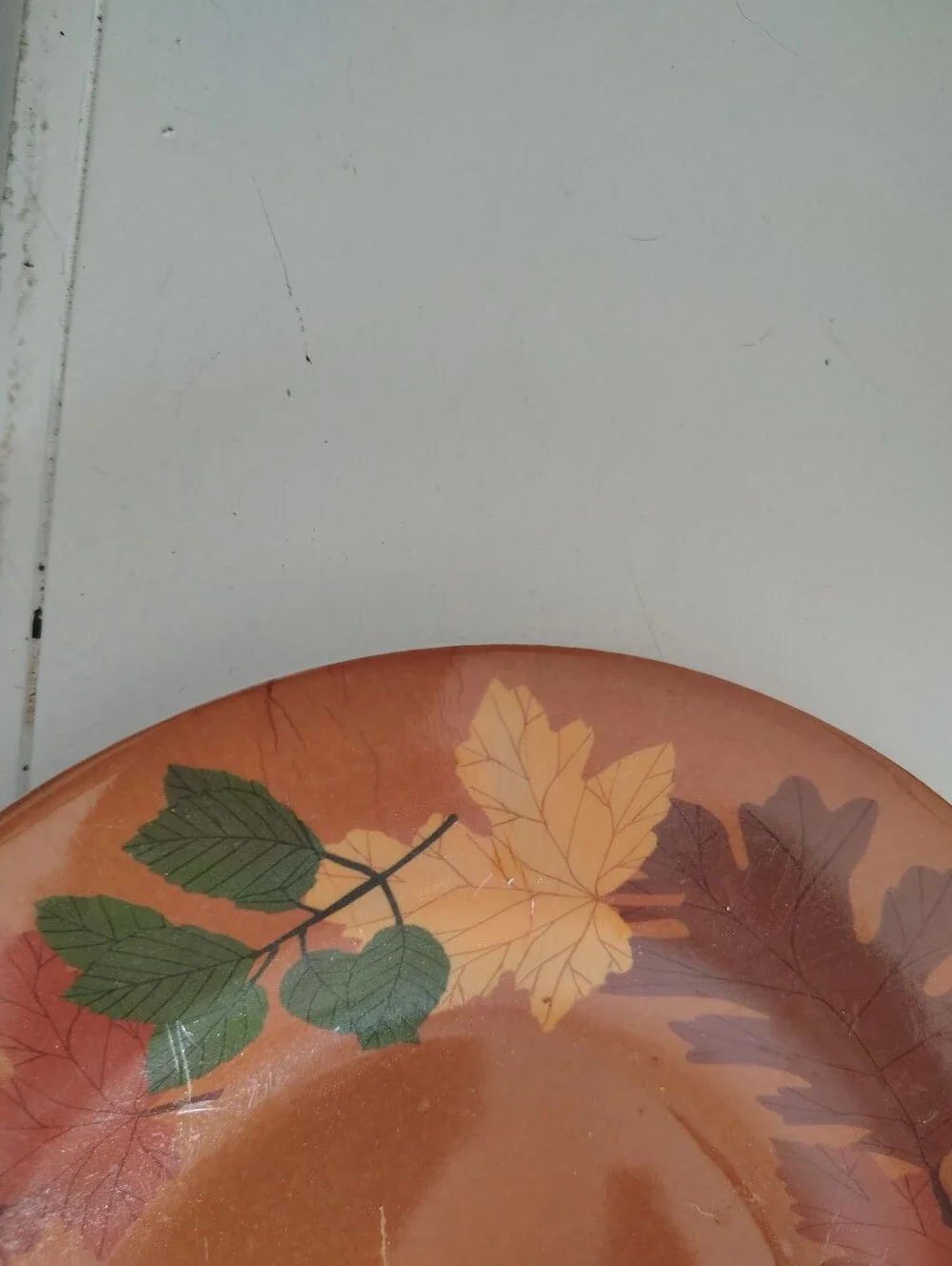 Essex Melamine Fall Autumn Leaves Serving Platter 2 Bowls 3 Pc Set